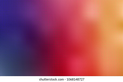 Light Pink, Yellow vector cover with spots. Glitter abstract illustration with blurred drops of rain. Pattern can be used for beautiful websites.