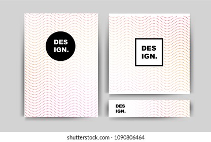 Light Pink, Yellow vector cover for Envelopes. Booklet with textbox on colorful abstract background. Pattern for beautiful business cards, folders.