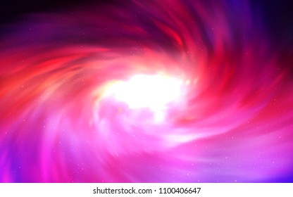 Light Pink, Yellow vector cover with astronomical stars. Modern abstract illustration with Big Dipper stars. Smart design for your business advert.