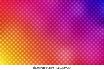 Light Pink, Yellow vector cover with spots. Blurred bubbles on abstract background with colorful gradient. New design for ad, poster, banner of your website.