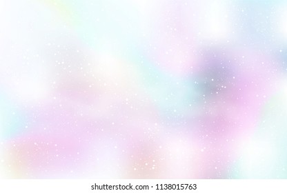 Light Pink, Yellow vector cover with astronomical stars. Modern abstract illustration with Big Dipper stars. Smart design for your business advert.