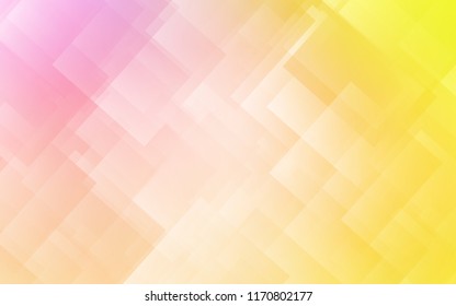 Light Pink, Yellow vector cover with stright stripes. Blurred decorative design in simple style with lines. Best design for your ad, poster, banner.