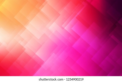 Light Pink, Yellow vector cover with stright stripes. Modern geometrical abstract illustration with Lines. Template for your beautiful backgrounds.