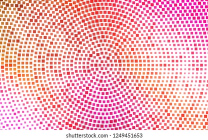 Light Pink, Yellow vector cover in polygonal style. Rectangles on abstract background with colorful gradient. The template can be used as a background.