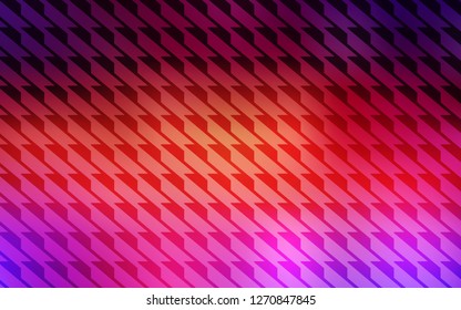 Light Pink, Yellow vector cover with stright stripes. Blurred decorative design in simple style with lines. Smart design for your business advert.