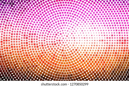 Light Pink, Yellow vector cover in polygonal style. Decorative design in abstract style with rectangles. Pattern for busines ad, booklets, leaflets