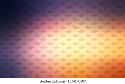 Light Pink, Yellow vector cover in polygonal style. Illustration with set of colorful rectangles. Best design for your ad, poster, banner.