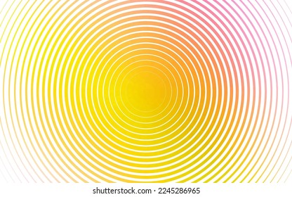 Light Pink, Yellow vector cover with spots. Glitter abstract illustration with blurred drops of rain. Pattern of water, rain drops.
