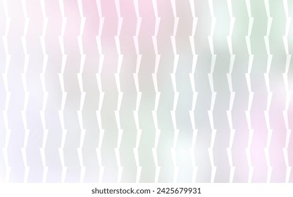 Light Pink, Yellow vector cover with stright stripes. Glitter abstract illustration with colored sticks. The pattern for ad, booklets, leaflets.