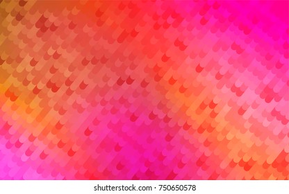 Light Pink, Yellow vector crooked abstract template. Shining crooked illustration in a brand-new style. A completely new design for your business.