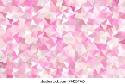 Light Pink, Yellow vector crooked abstract pattern. Shining illustration, which consist of blurred lines. The best blurred design for your business.