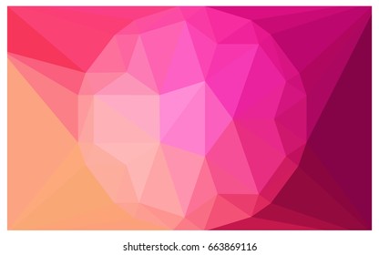 Light Pink, Yellow vector diamond Pattern. Geometric Gemstone sample. Repeating template with a gem in center. Jewelry gems texture for your design. Pattern can be used for background.