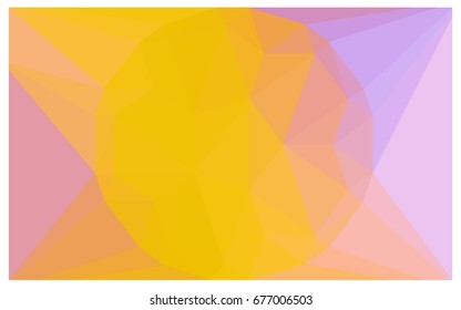 Light Pink, Yellow vector diamond Pattern. Geometric Gemstone sample. Repeating template with a gem in center. Jewelry gems texture for your design. Pattern can be used for background.