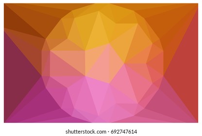 Light Pink, Yellow vector diamond Pattern. Geometric Gemstone sample. Repeating template with a gem in center. Jewelry gems texture for your design. Pattern can be used for background.