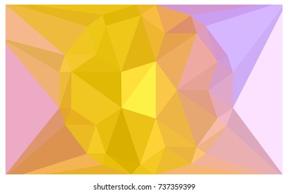 Light Pink, Yellow vector diamond Pattern. Geometric Gemstone sample. Repeating template with a gem in center. Jewelry gems texture for your design. Pattern can be used for background.