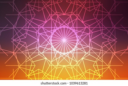 Light Pink, Yellow vector doodle bright template. An elegant bright illustration with lines drawn by child in Natural style. Hand painted design for web, wrapping, wallpaper.