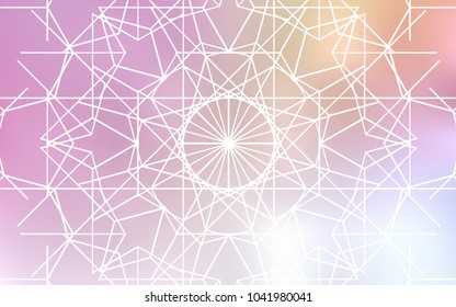 Light Pink, Yellow vector doodle bright template. Childish elegant natural pattern with gradient. The completely new template can be used for your brand book.
