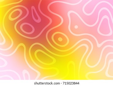 Light Pink, Yellow vector doodle blurred background. Shining colored illustration with doodles in Arabic style. Hand painted design for web, wrapping, wallpaper.