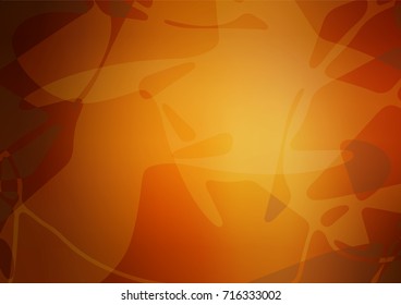 Light Pink, Yellow vector doodle bright layout. Childish elegant natural pattern with gradient. The doodle design can be used for your web site.