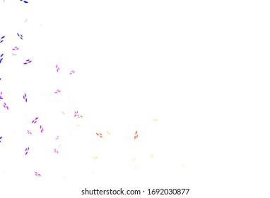 Light Pink, Yellow vector elegant background with leaves. leaves on blurred abstract background with gradient. Pattern for wallpapers, coloring books.