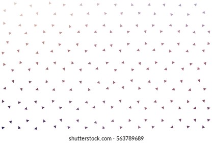 Light Pink Yellow vector geometric simple minimalistic background, which consist of triangles on white background. Triangular pattern with gradient for your business design. 