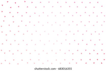 Light Pink, Yellow vector geometric simple minimalistic background, which consist of triangles on white background. Triangular pattern with gradient for your business design. 