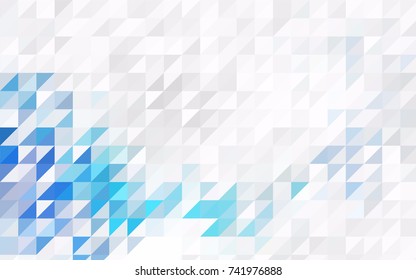Light Pink, Yellow vector geometric simple minimalistic background, which consist of triangles on white background. Triangular pattern with gradient for your business design. 
