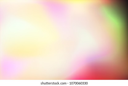 Light Pink, Yellow vector glossy abstract layout. Creative illustration in halftone style with gradient. The completely new template can be used for your brand book.