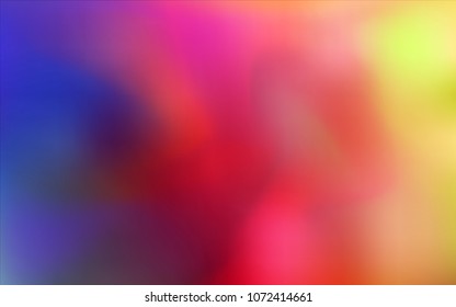 Light Pink, Yellow vector glossy abstract backdrop. Colorful illustration in abstract style with gradient. The best blurred design for your business.