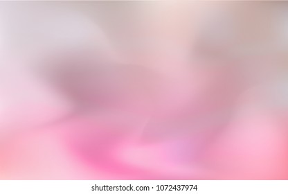Light Pink, Yellow vector glossy abstract layout. A completely new color illustration in a vague style. A new texture for your design.