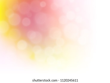 Light Pink, Yellow vector glossy abstract template. Colorful illustration in abstract style with gradient. The best blurred design for your business.