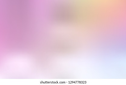 Light Pink, Yellow vector glossy abstract backdrop. Glitter abstract illustration with gradient design. New way of your design.