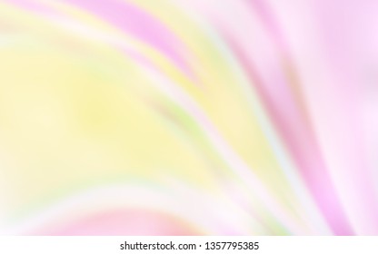 Light Pink, Yellow vector glossy abstract background. Modern abstract illustration with gradient. Blurred design for your web site.