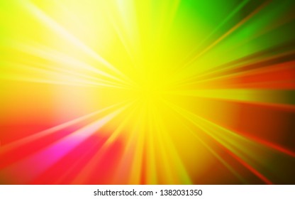 Light Pink, Yellow vector glossy abstract background. Modern abstract illustration with gradient. New way of your design.