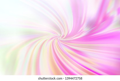 Light Pink, Yellow vector glossy abstract backdrop. Colorful abstract illustration with gradient. Smart design for your work.