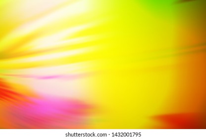 Light Pink, Yellow vector glossy abstract background. Colorful illustration in abstract style with gradient. New style for your business design.