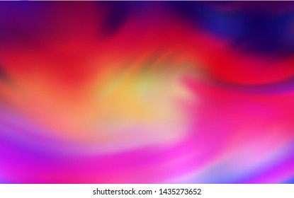 Light Pink, Yellow vector glossy abstract background. Creative illustration in halftone style with gradient. Blurred design for your web site.