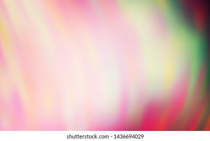Light Pink, Yellow vector glossy abstract backdrop. An elegant bright illustration with gradient. Smart design for your work.