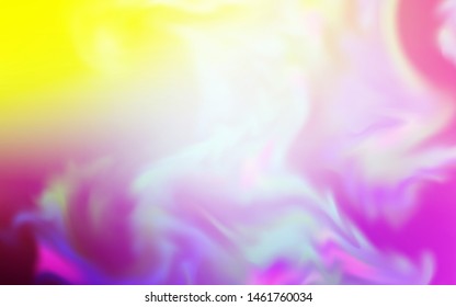 Light Pink, Yellow vector glossy abstract layout. An elegant bright illustration with gradient. New way of your design.