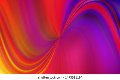 Light Pink, Yellow vector glossy abstract layout. Shining colored illustration in smart style. New design for your business.