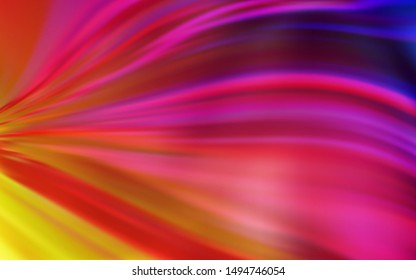 Light Pink, Yellow vector glossy abstract background. Abstract colorful illustration with gradient. Smart design for your work.
