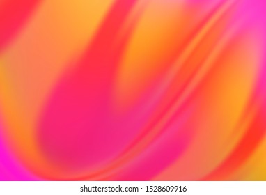 Light Pink, Yellow vector glossy abstract background. Shining colored illustration in smart style. The best blurred design for your business.