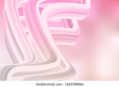 Light Pink, Yellow vector glossy abstract background. Colorful abstract illustration with gradient. The best blurred design for your business.