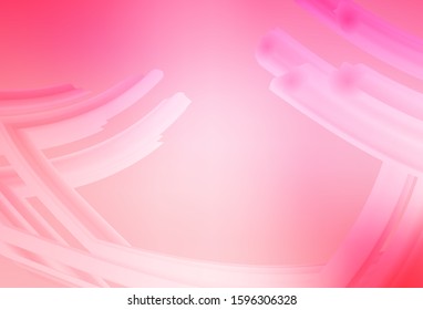 Light Pink, Yellow vector glossy abstract layout. Abstract colorful illustration with gradient. Blurred design for your web site.