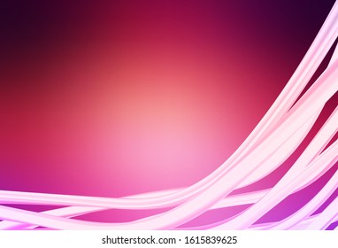 Light Pink, Yellow vector glossy abstract backdrop. Shining colorful illustration in smart style. Completely new design for your business.