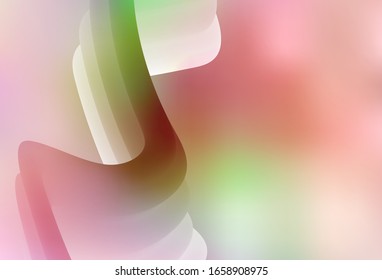 Hellrosa, gelbe Vektorillustration, glänzende abstrakte Hintergrund. Eine elegante, helle Illustration mit Farbverlauf. Neues Design für Ihr Markenbuch.