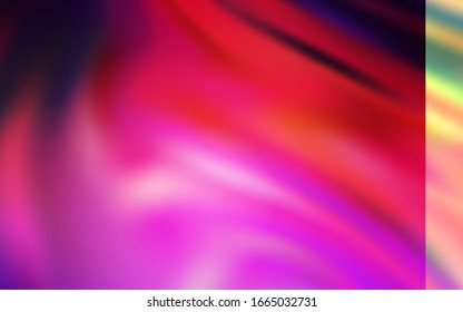 Light Pink, Yellow vector glossy abstract backdrop. Glitter abstract illustration with gradient design. The best blurred design for your business.