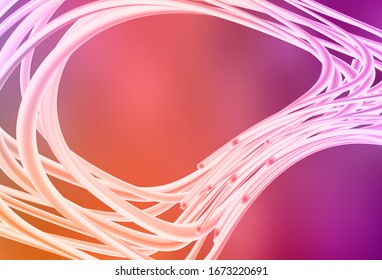 Fondo abstracto brillante de color rosa claro, vector amarillo. Ilustración creativa en estilo de medio tono con degradado. Diseño inteligente para su trabajo.