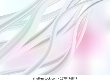 Light Pink, Yellow vector glossy abstract layout. A completely new colored illustration in blur style. Background for designs.