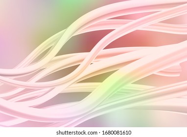 Hellrosa, gelbe Vektorillustration, glänzende abstrakte Hintergrund. Abstrakte farbige Illustration mit Farbverlauf. Hintergrund für Designs.